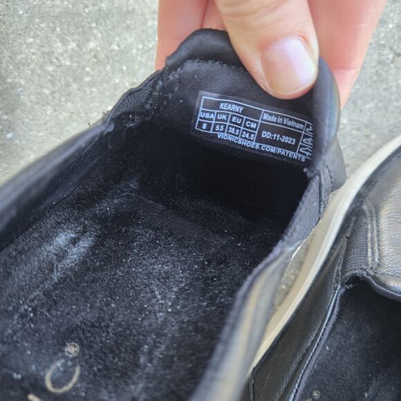 Vionic Womens Kearny Platform Slip-on Comfort Sneaker Black Size 8 - Picture 10 of 16